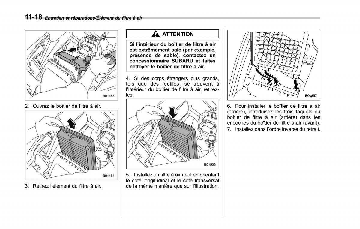 Subaru Outback Legacy V 5 manuel du proprietaire / page 543