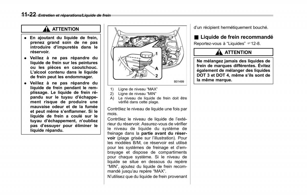 Subaru Outback Legacy V 5 manuel du proprietaire / page 547