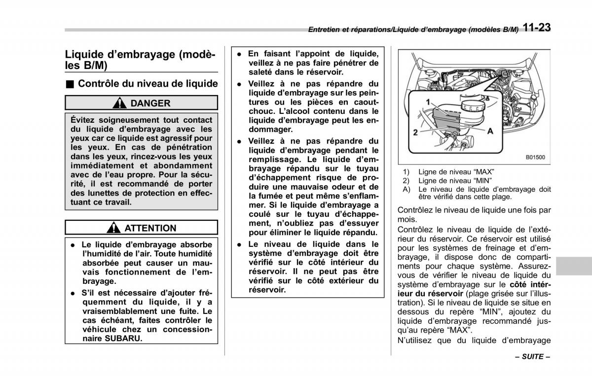 Subaru Outback Legacy V 5 manuel du proprietaire / page 548