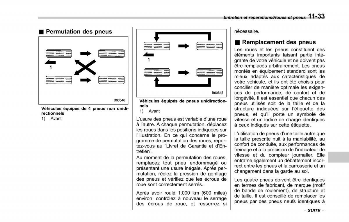 Subaru Outback Legacy V 5 manuel du proprietaire / page 558