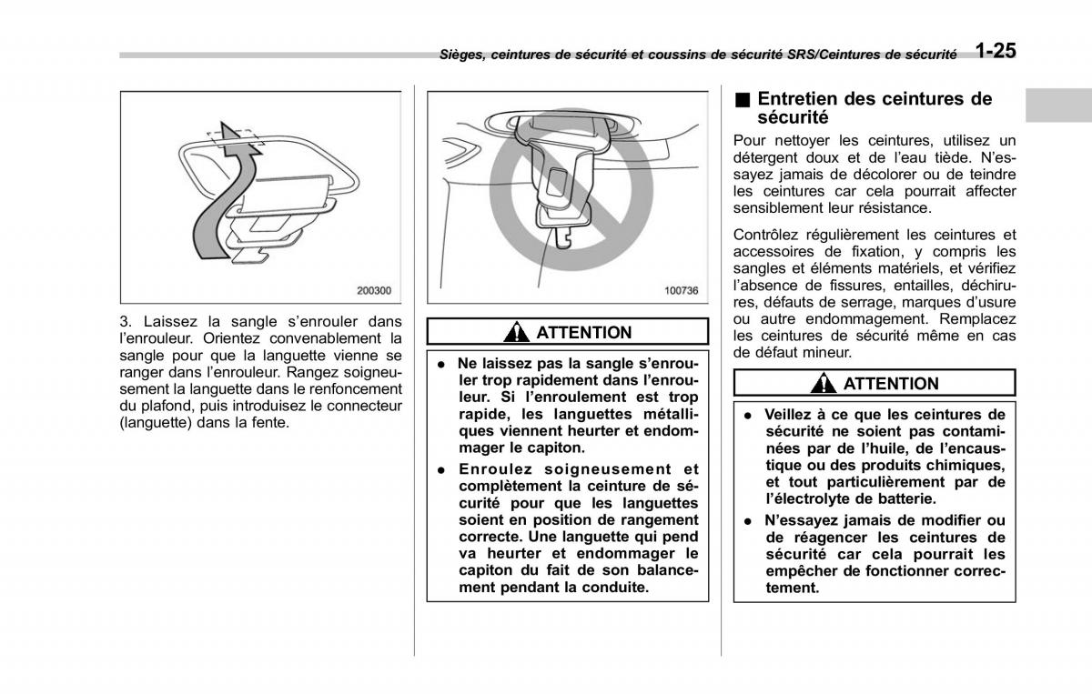 Subaru Outback Legacy V 5 manuel du proprietaire / page 56