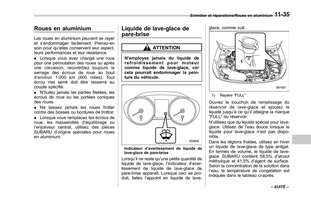 Subaru Outback Legacy V 5 manuel du proprietaire / page 560