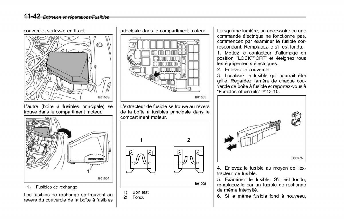 Subaru Outback Legacy V 5 manuel du proprietaire / page 567