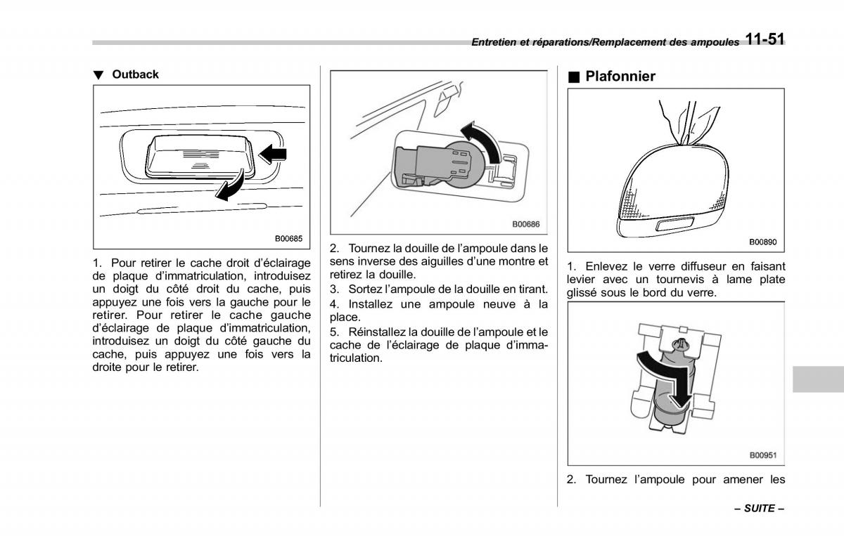 Subaru Outback Legacy V 5 manuel du proprietaire / page 576