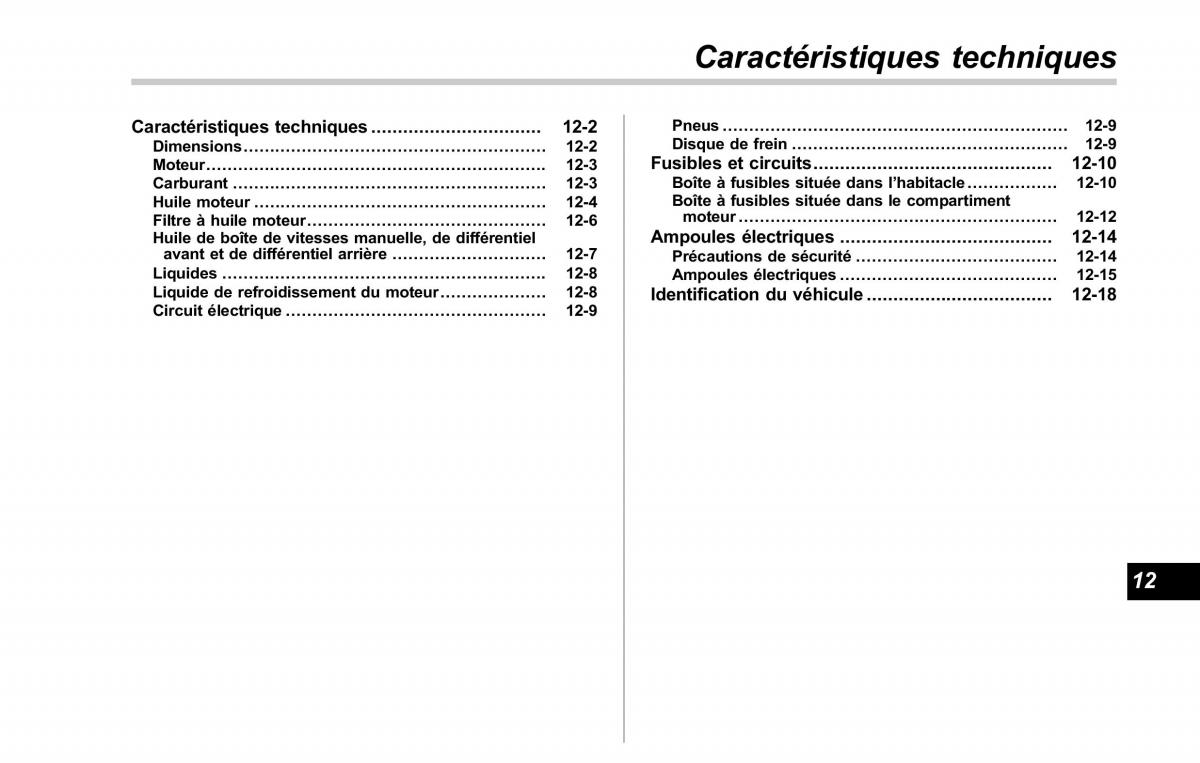 Subaru Outback Legacy V 5 manuel du proprietaire / page 582