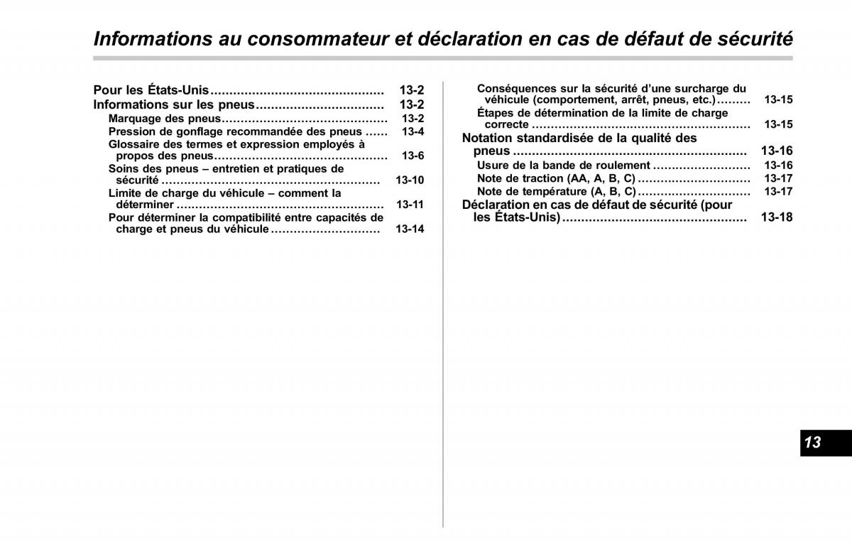 Subaru Outback Legacy V 5 manuel du proprietaire / page 600