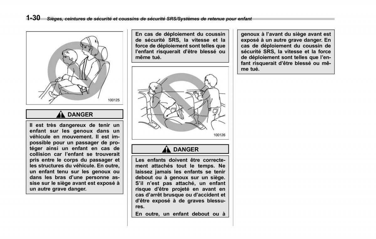 Subaru Outback Legacy V 5 manuel du proprietaire / page 61