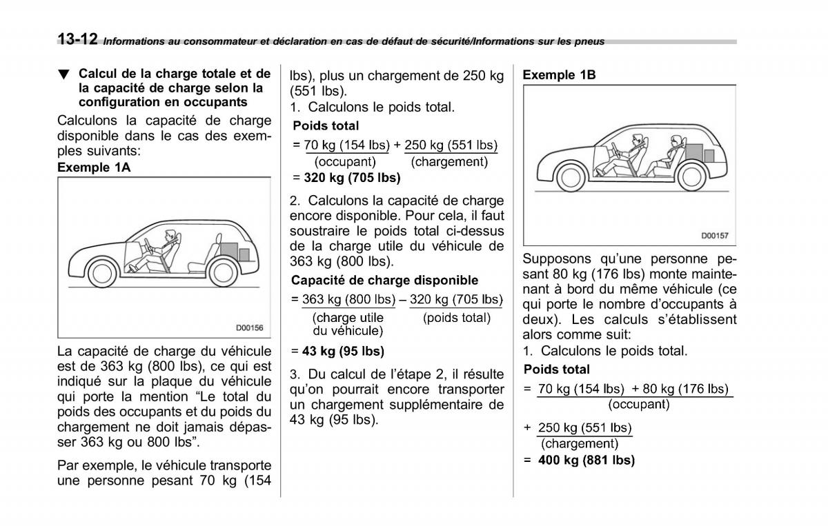 Subaru Outback Legacy V 5 manuel du proprietaire / page 611