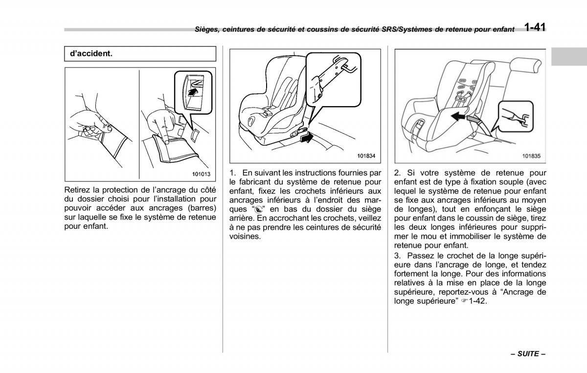 Subaru Outback Legacy V 5 manuel du proprietaire / page 72