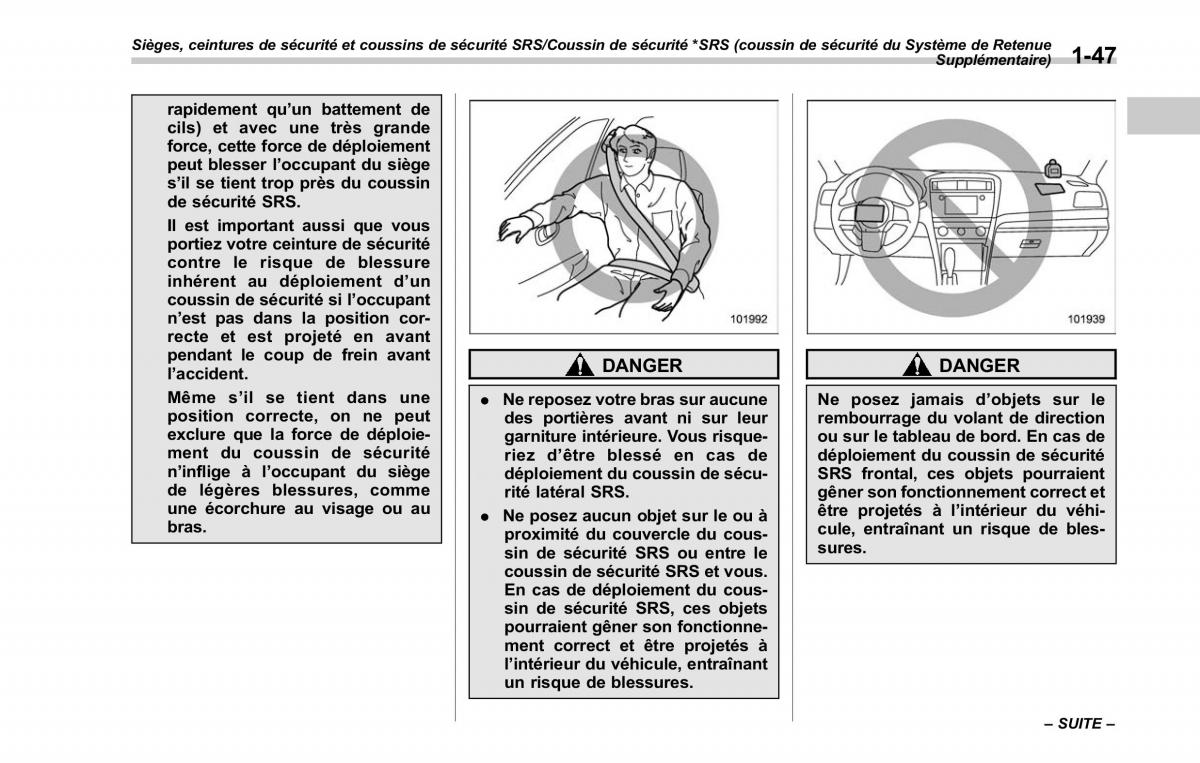 Subaru Outback Legacy V 5 manuel du proprietaire / page 78