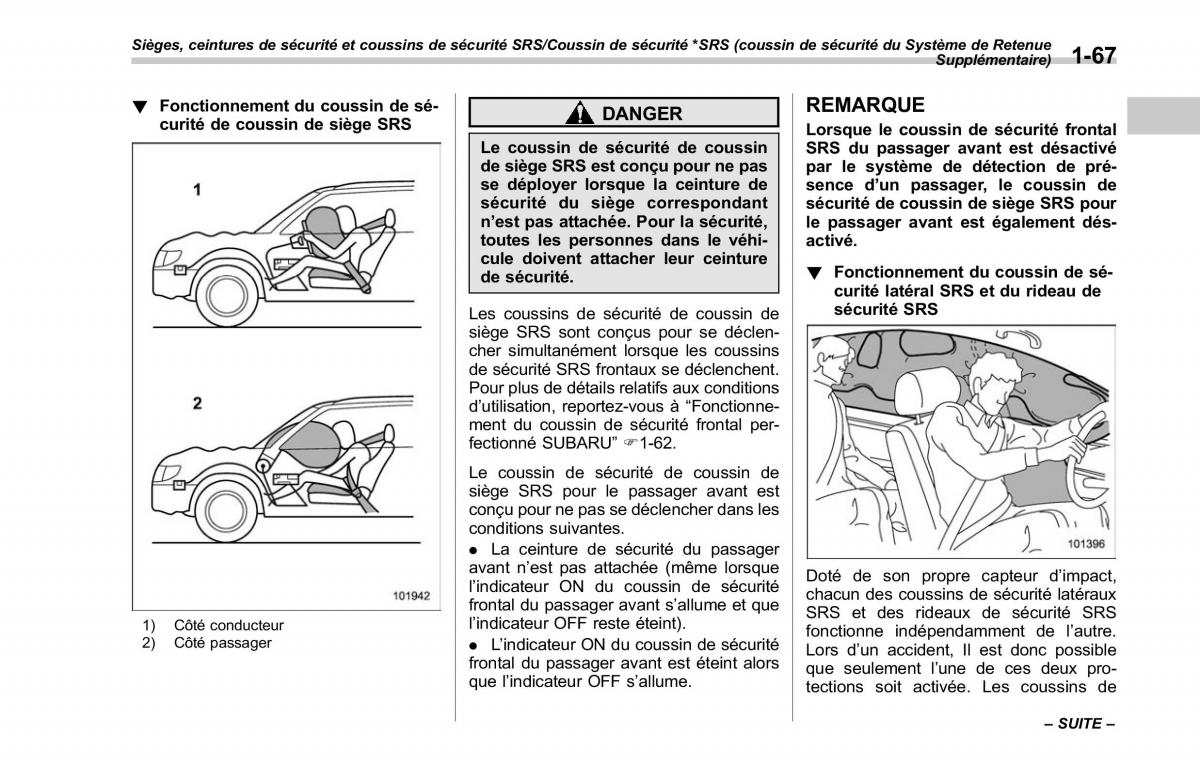 Subaru Outback Legacy V 5 manuel du proprietaire / page 98