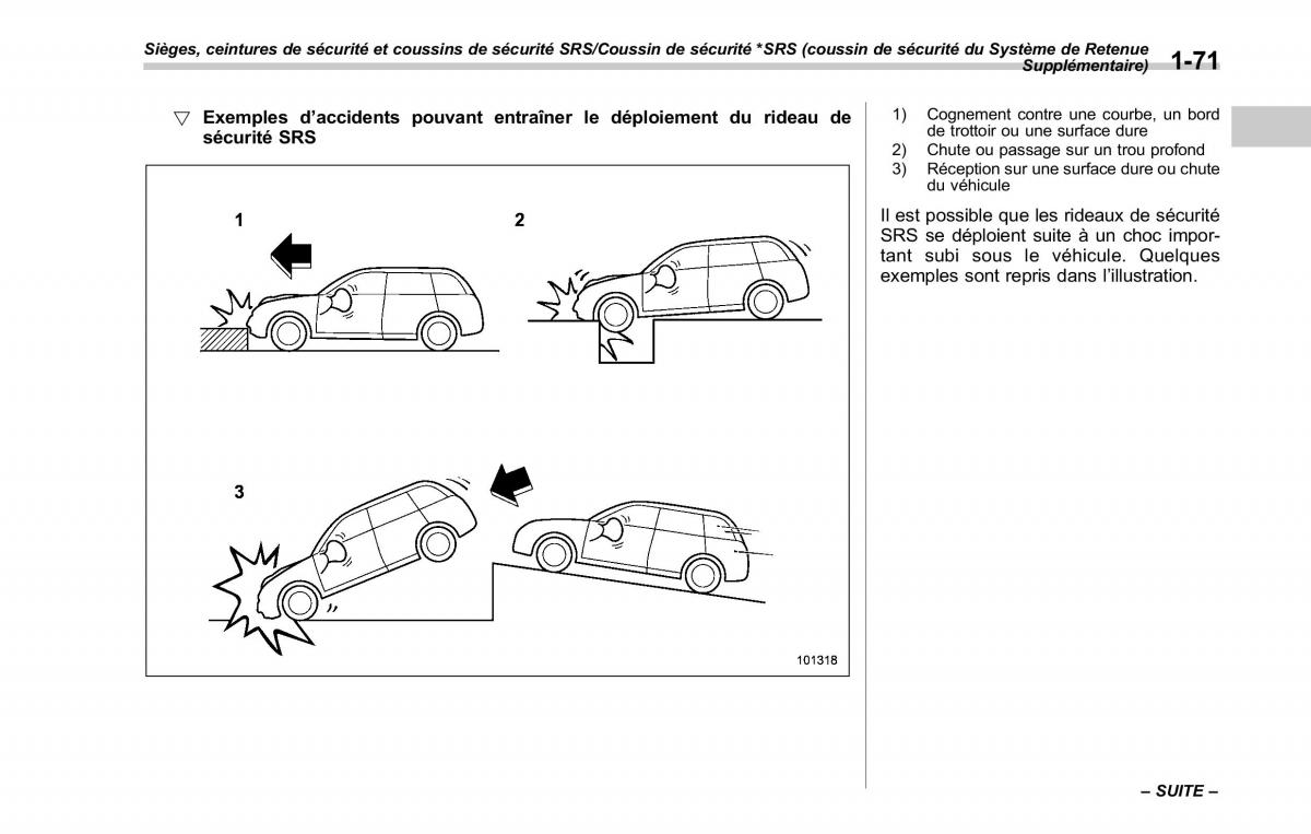 Subaru Outback Legacy V 5 manuel du proprietaire / page 102