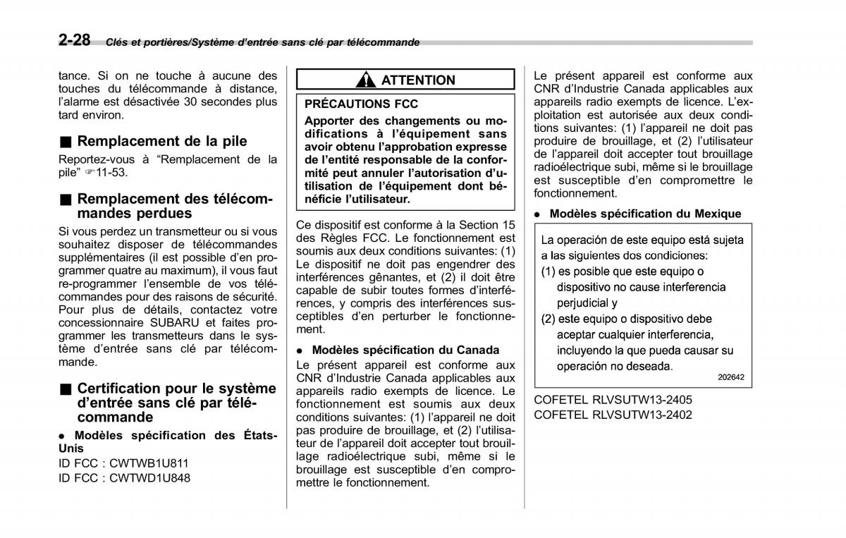 Subaru Outback Legacy V 5 manuel du proprietaire / page 137