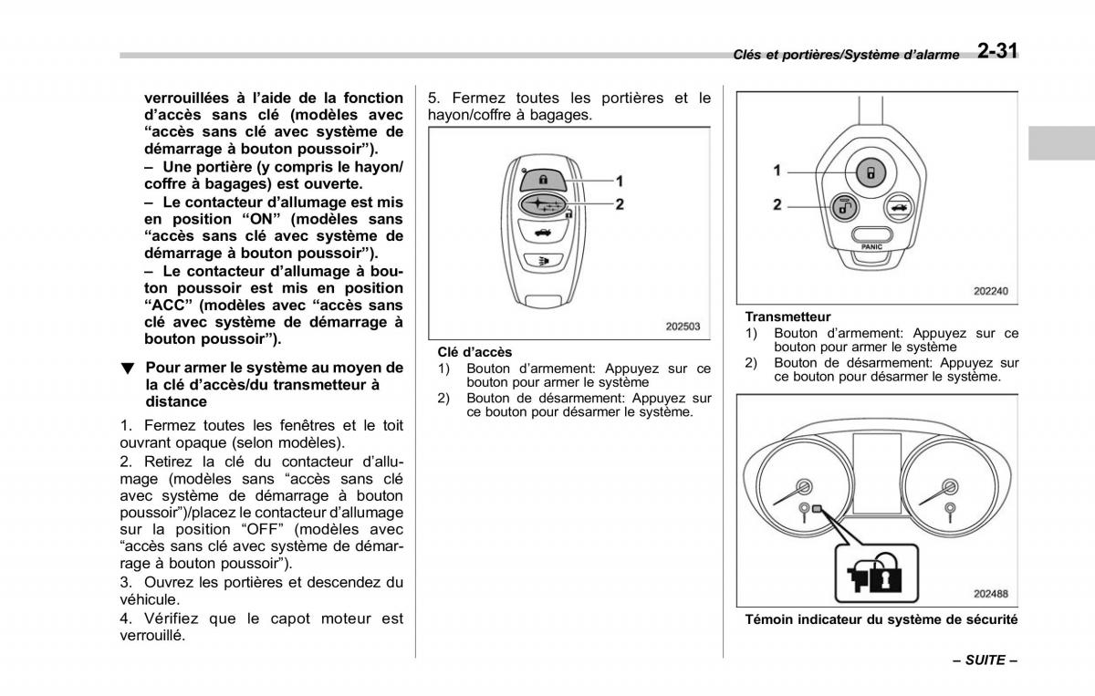 Subaru Outback Legacy V 5 manuel du proprietaire / page 140