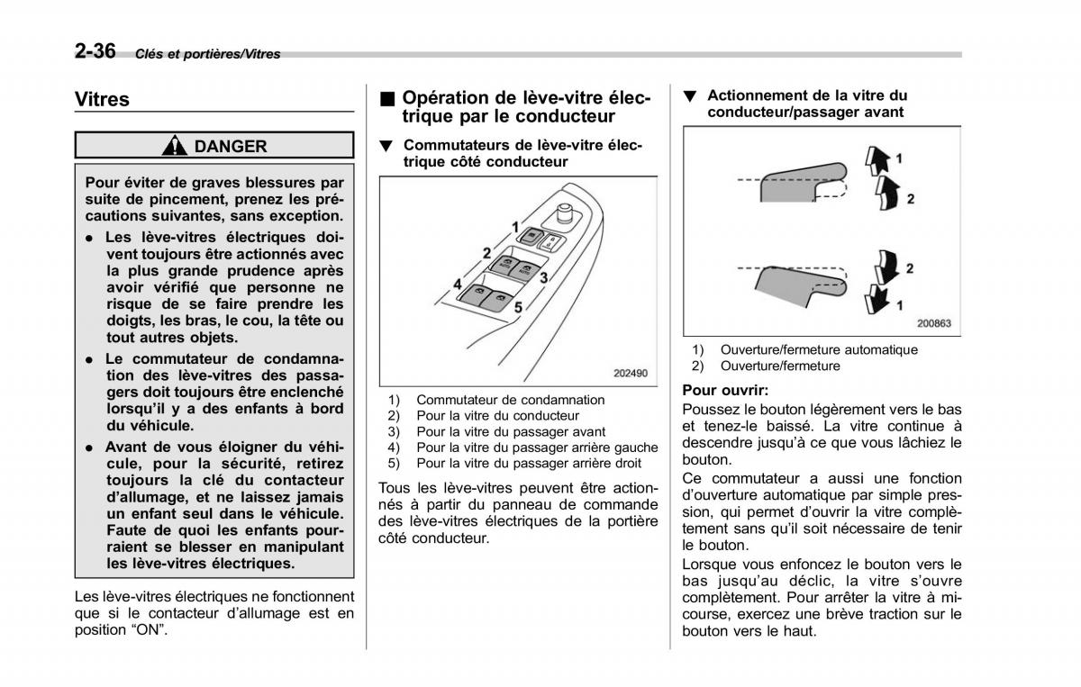 Subaru Outback Legacy V 5 manuel du proprietaire / page 145