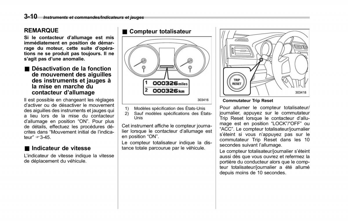 Subaru Outback Legacy V 5 manuel du proprietaire / page 173