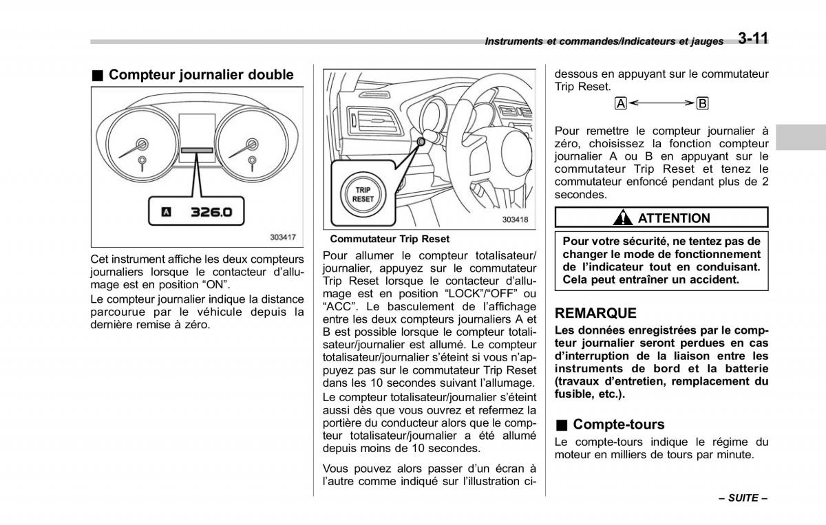 Subaru Outback Legacy V 5 manuel du proprietaire / page 174