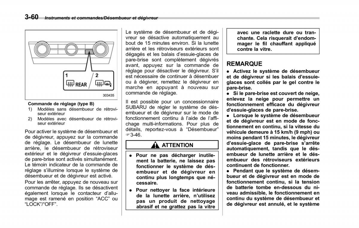 Subaru Outback Legacy V 5 manuel du proprietaire / page 223