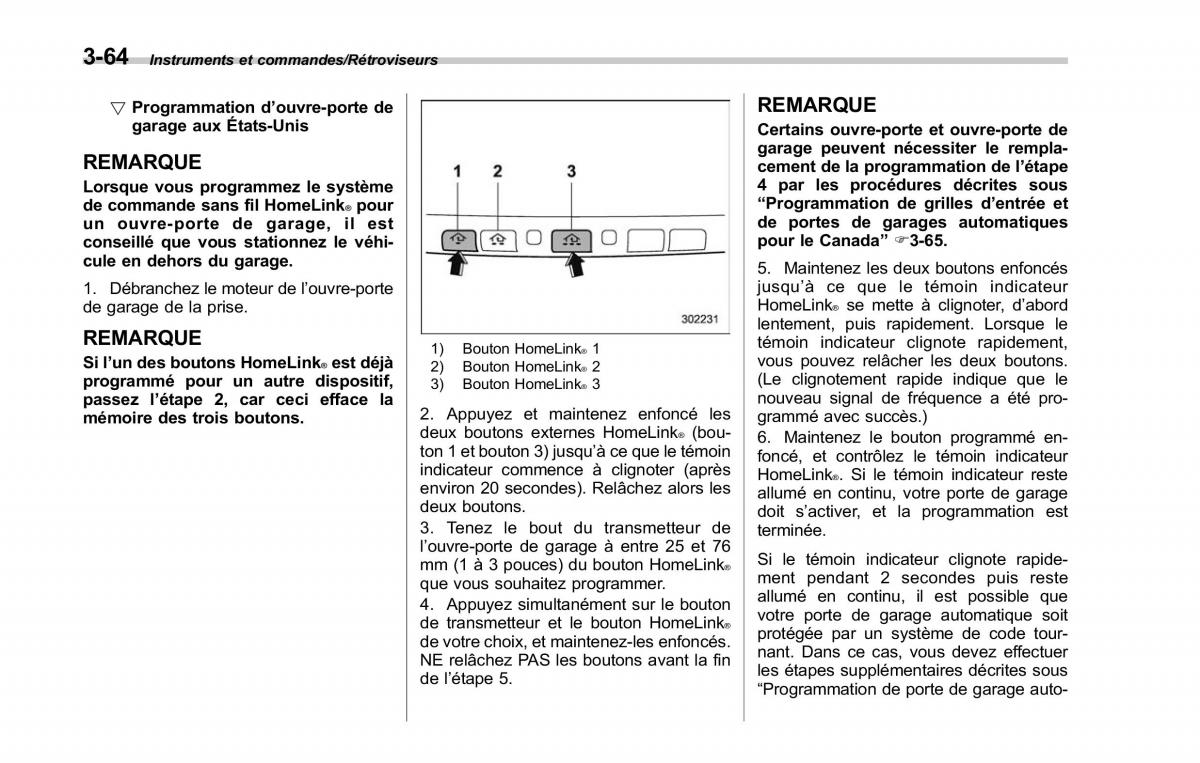 Subaru Outback Legacy V 5 manuel du proprietaire / page 227