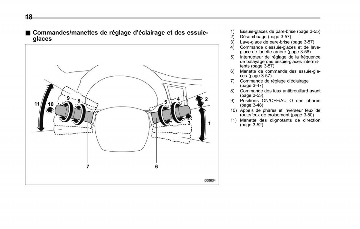 Subaru Outback Legacy V 5 manuel du proprietaire / page 23