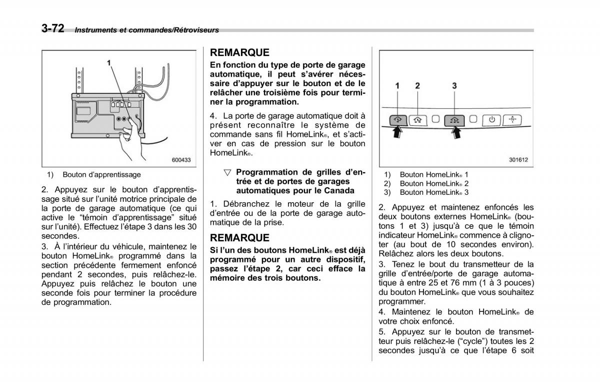 Subaru Outback Legacy V 5 manuel du proprietaire / page 235