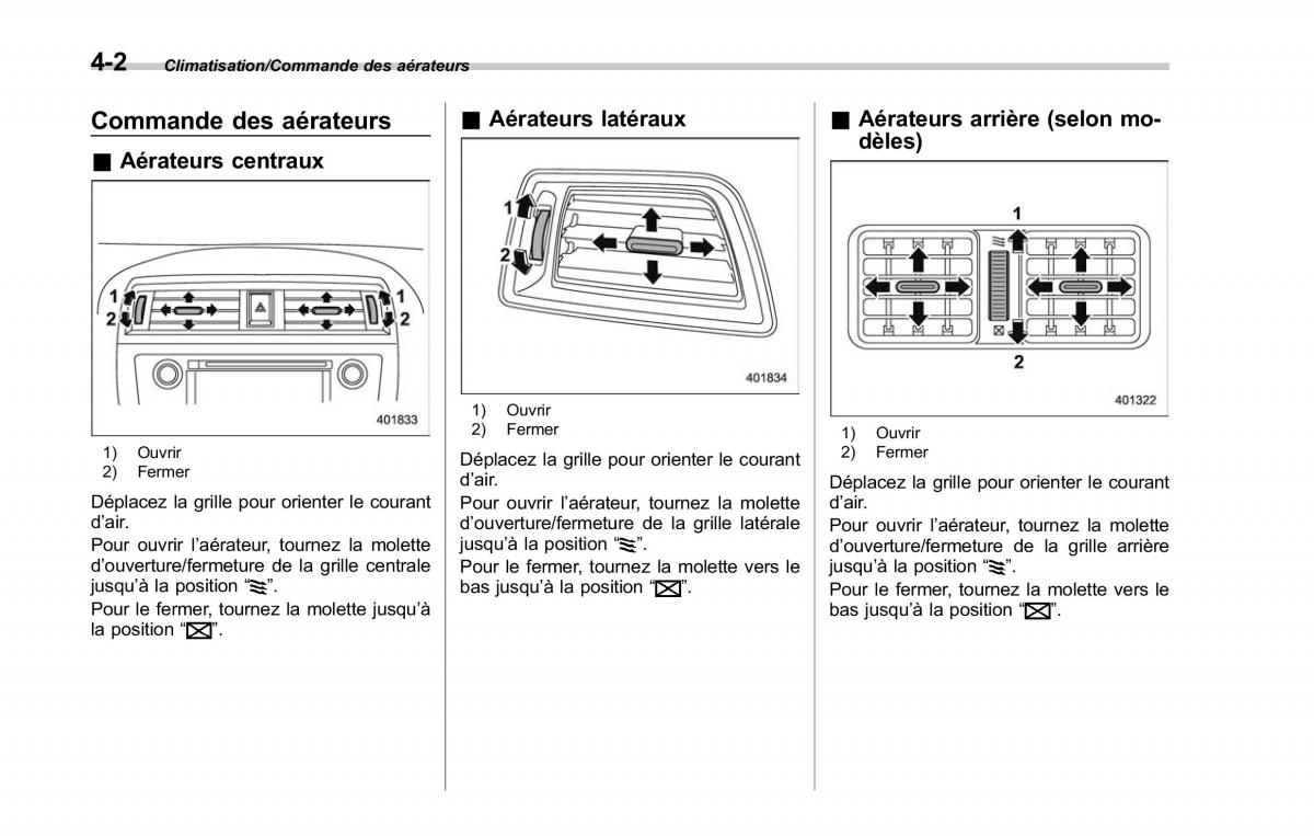 Subaru Outback Legacy V 5 manuel du proprietaire / page 241