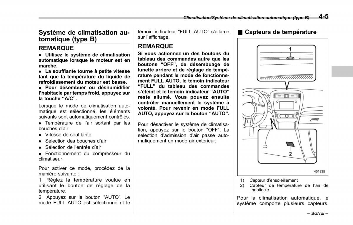 Subaru Outback Legacy V 5 manuel du proprietaire / page 244