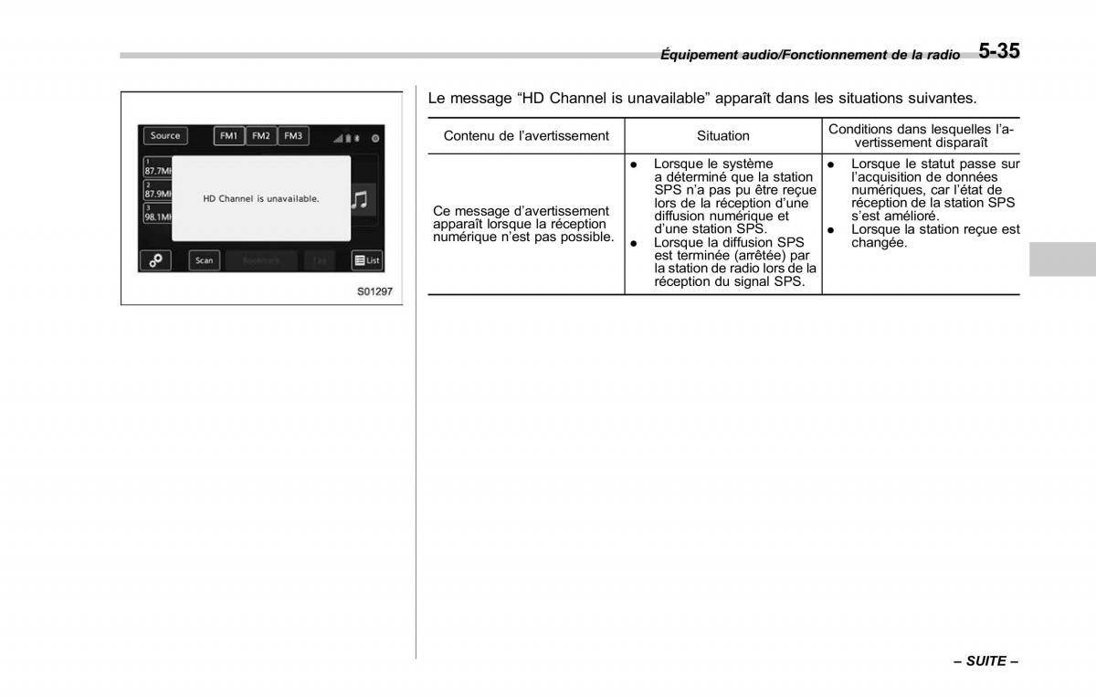 Subaru Outback Legacy V 5 manuel du proprietaire / page 286