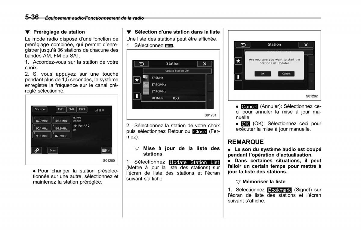 Subaru Outback Legacy V 5 manuel du proprietaire / page 287