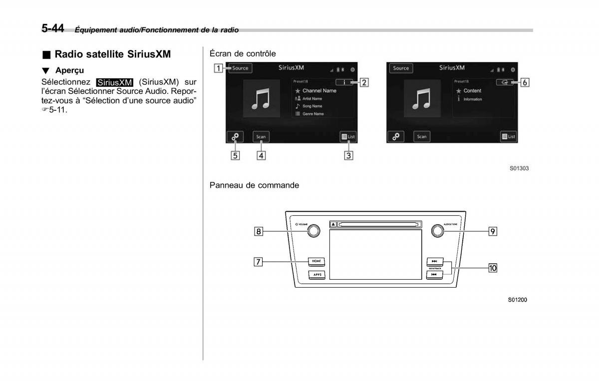 Subaru Outback Legacy V 5 manuel du proprietaire / page 295