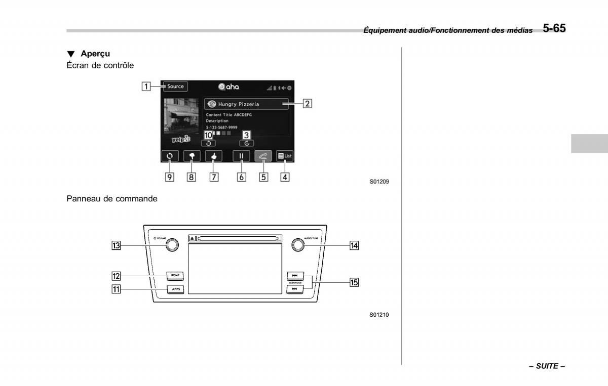 Subaru Outback Legacy V 5 manuel du proprietaire / page 316