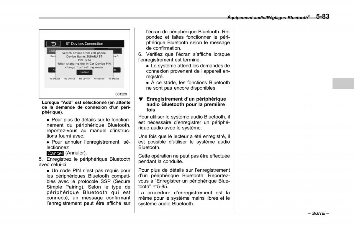 Subaru Outback Legacy V 5 manuel du proprietaire / page 334