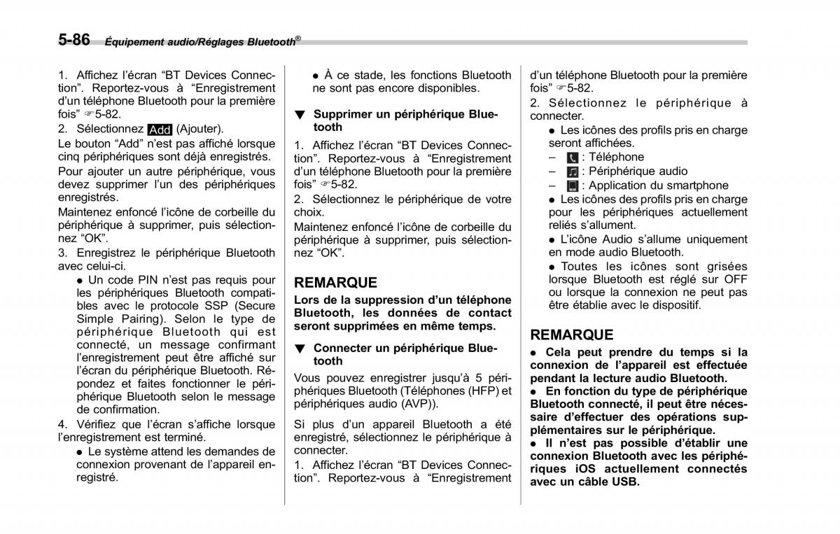 Subaru Outback Legacy V 5 manuel du proprietaire / page 337