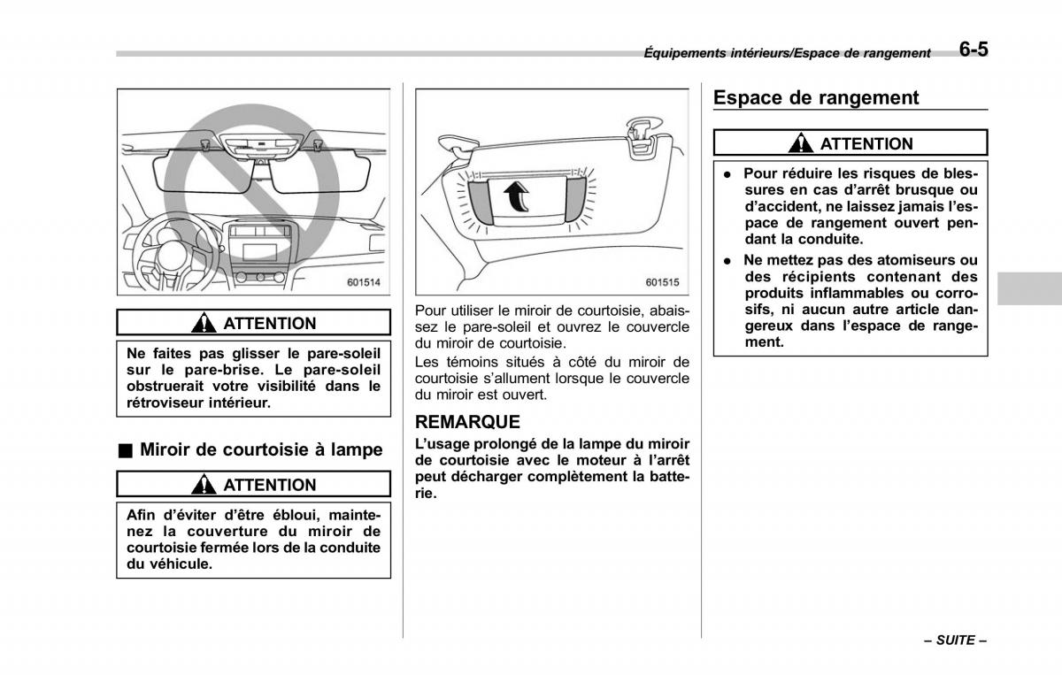 Subaru Outback Legacy V 5 manuel du proprietaire / page 374