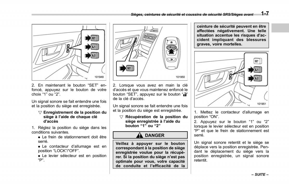 Subaru Outback Legacy V 5 manuel du proprietaire / page 38