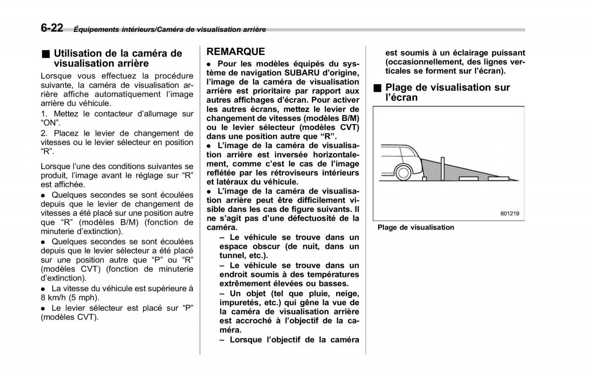 Subaru Outback Legacy V 5 manuel du proprietaire / page 391