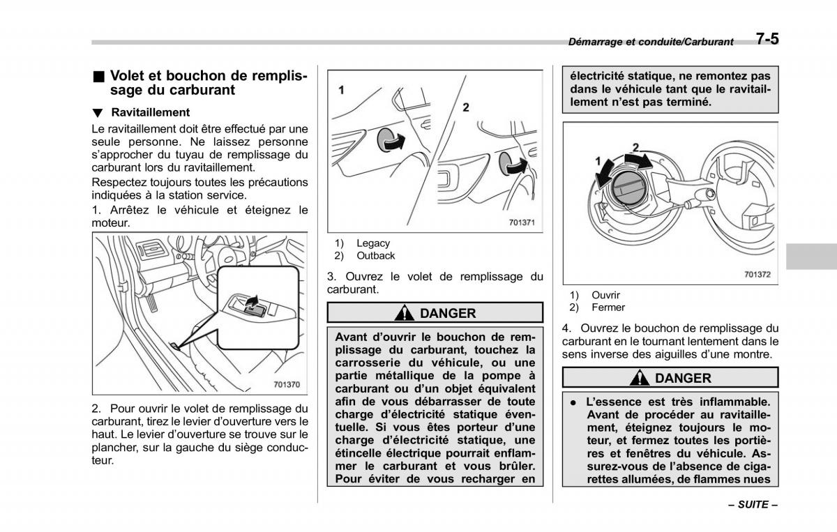 Subaru Outback Legacy V 5 manuel du proprietaire / page 400