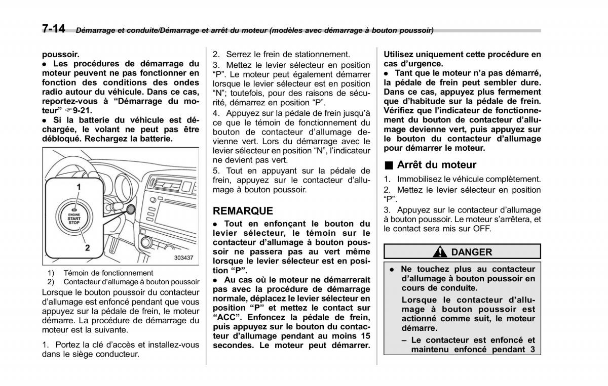 Subaru Outback Legacy V 5 manuel du proprietaire / page 409