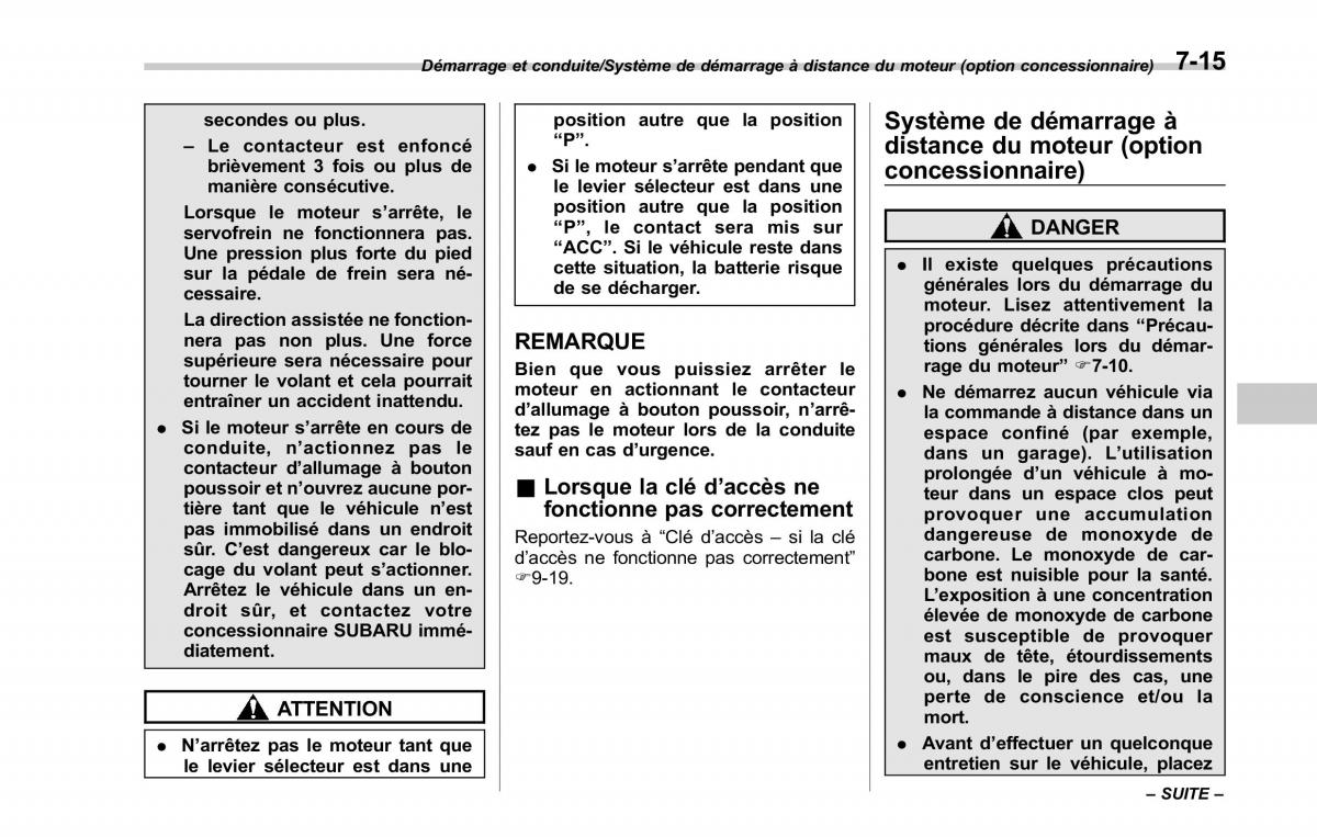 Subaru Outback Legacy V 5 manuel du proprietaire / page 410