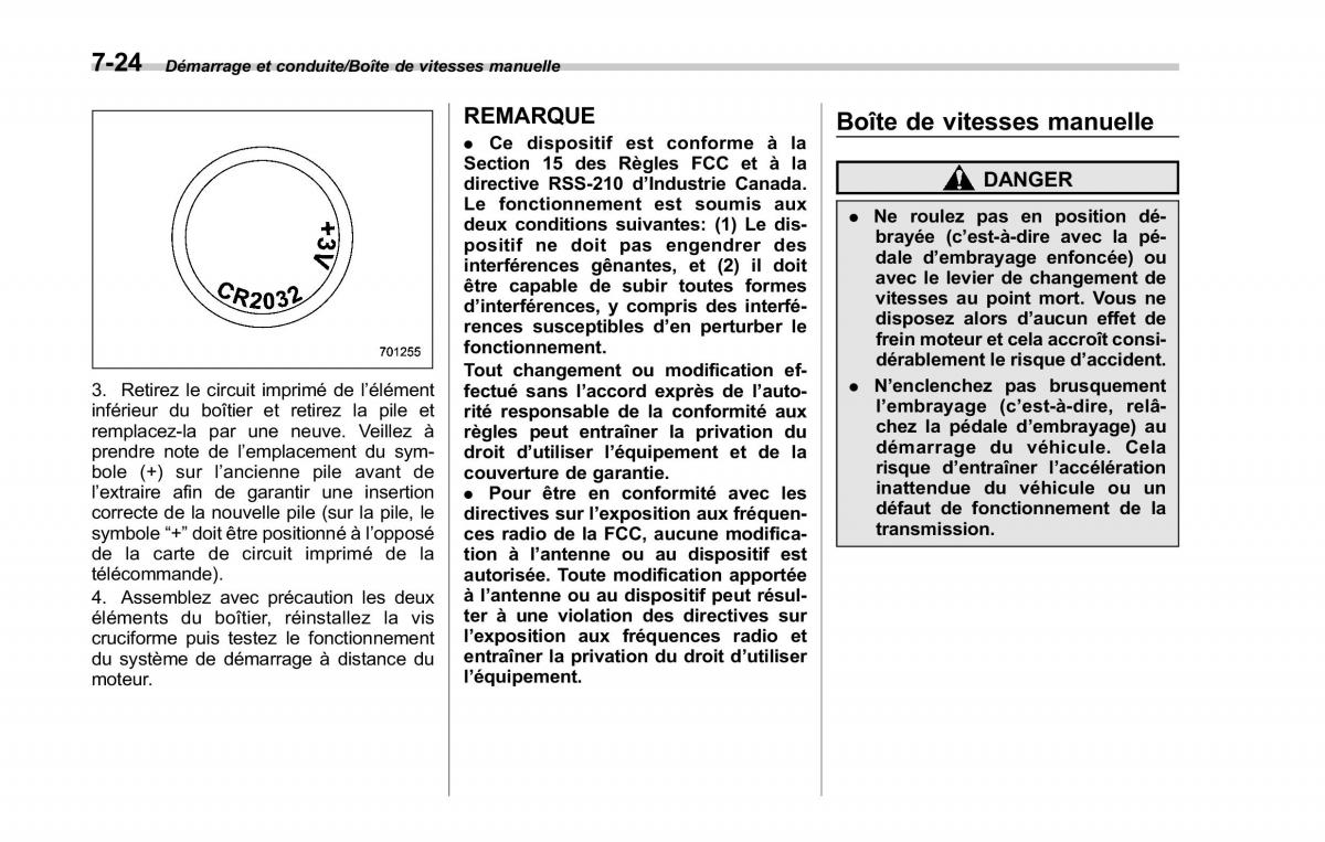 Subaru Outback Legacy V 5 manuel du proprietaire / page 419