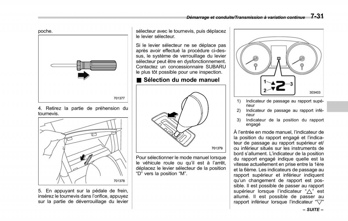 Subaru Outback Legacy V 5 manuel du proprietaire / page 426