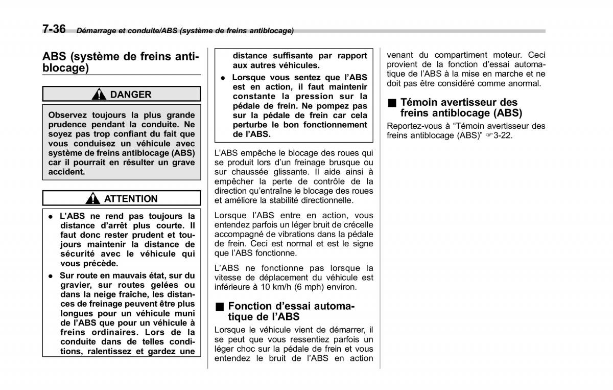 Subaru Outback Legacy V 5 manuel du proprietaire / page 431