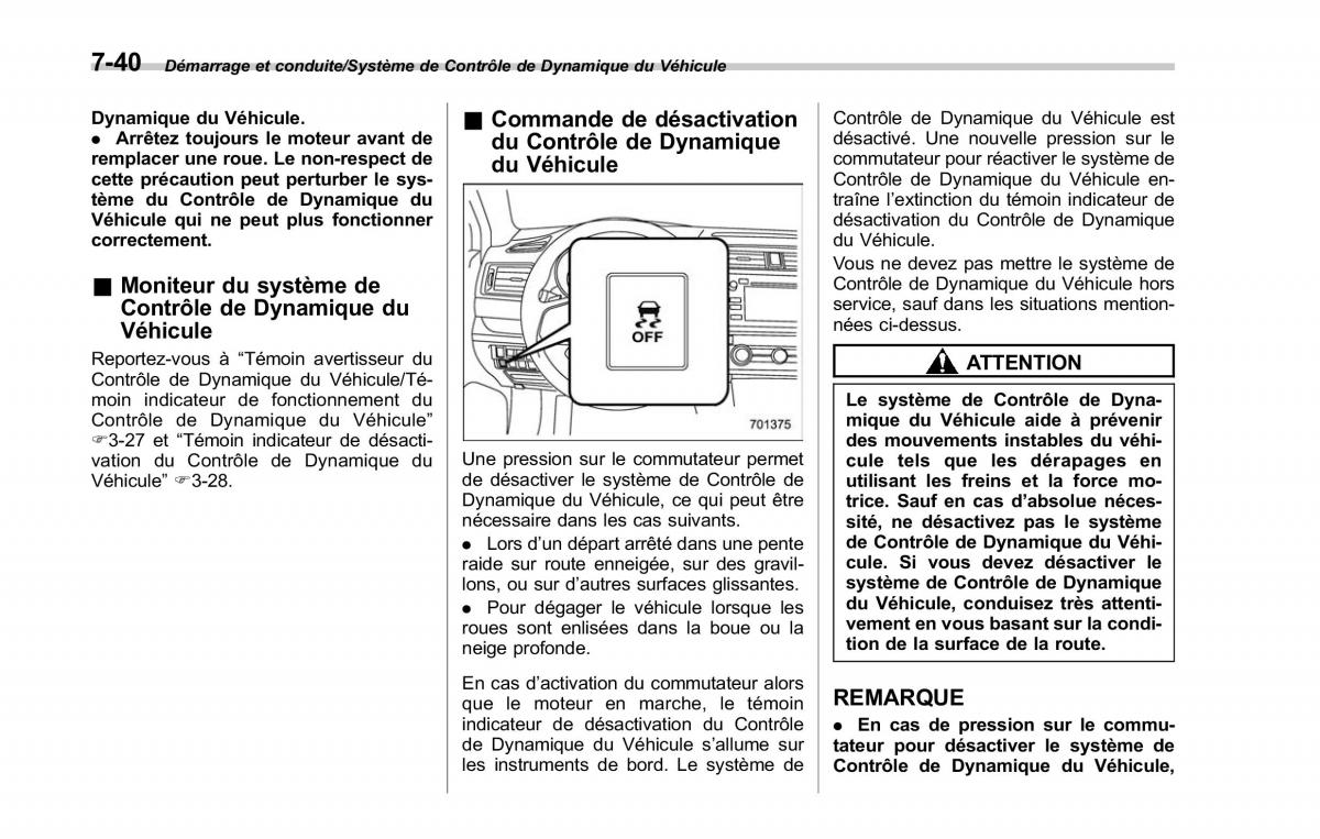 Subaru Outback Legacy V 5 manuel du proprietaire / page 435