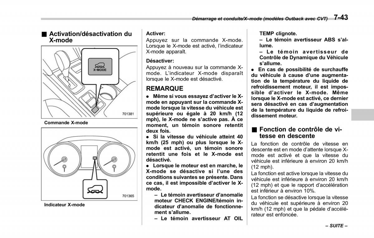 Subaru Outback Legacy V 5 manuel du proprietaire / page 438