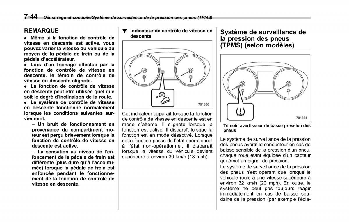 Subaru Outback Legacy V 5 manuel du proprietaire / page 439