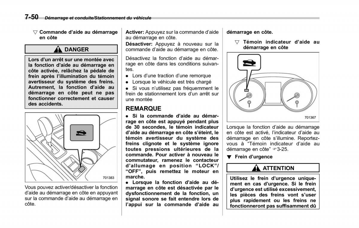 Subaru Outback Legacy V 5 manuel du proprietaire / page 445