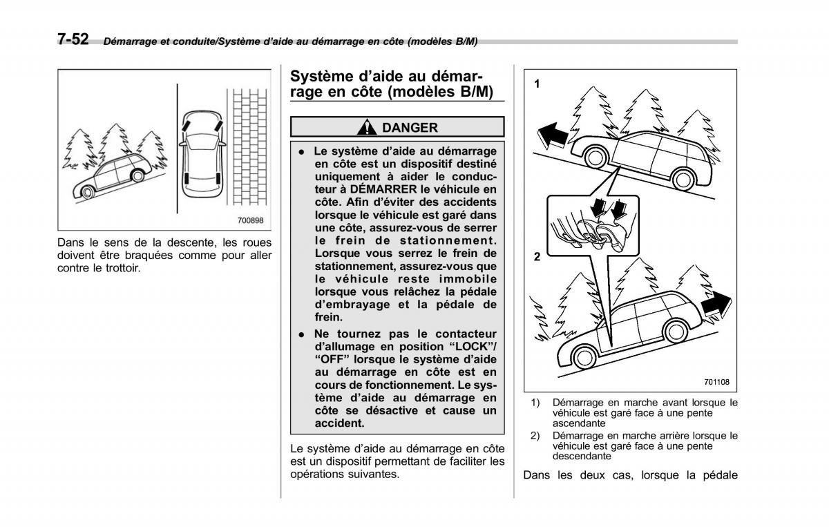 Subaru Outback Legacy V 5 manuel du proprietaire / page 447