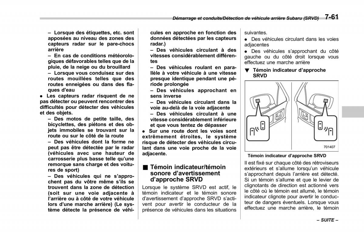 Subaru Outback Legacy V 5 manuel du proprietaire / page 456