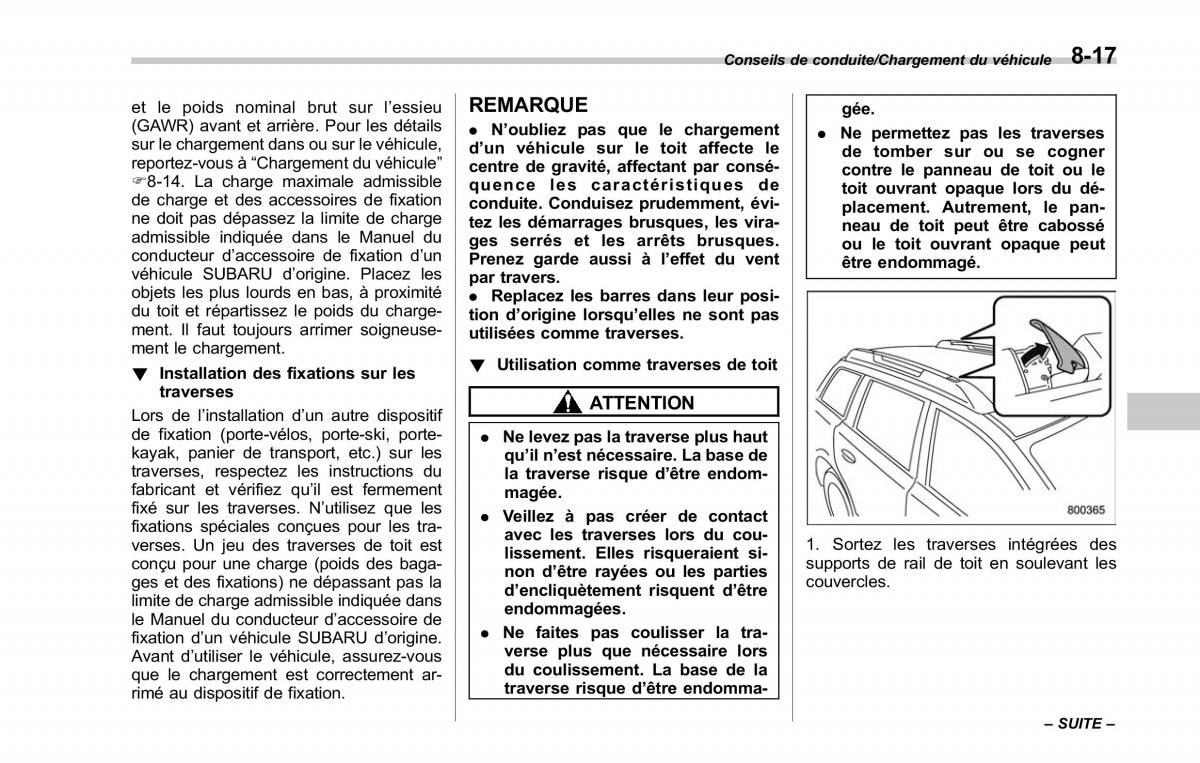 Subaru Outback Legacy V 5 manuel du proprietaire / page 478