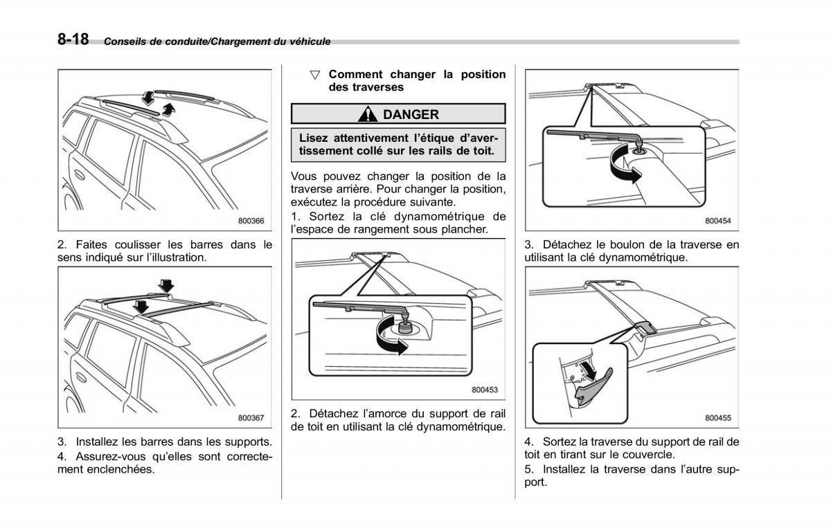 Subaru Outback Legacy V 5 manuel du proprietaire / page 479